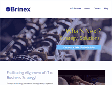 Tablet Screenshot of brinex.com